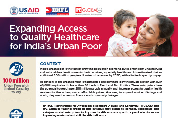 Expanding Access to Quality Healthcare for India’s Urban Poor